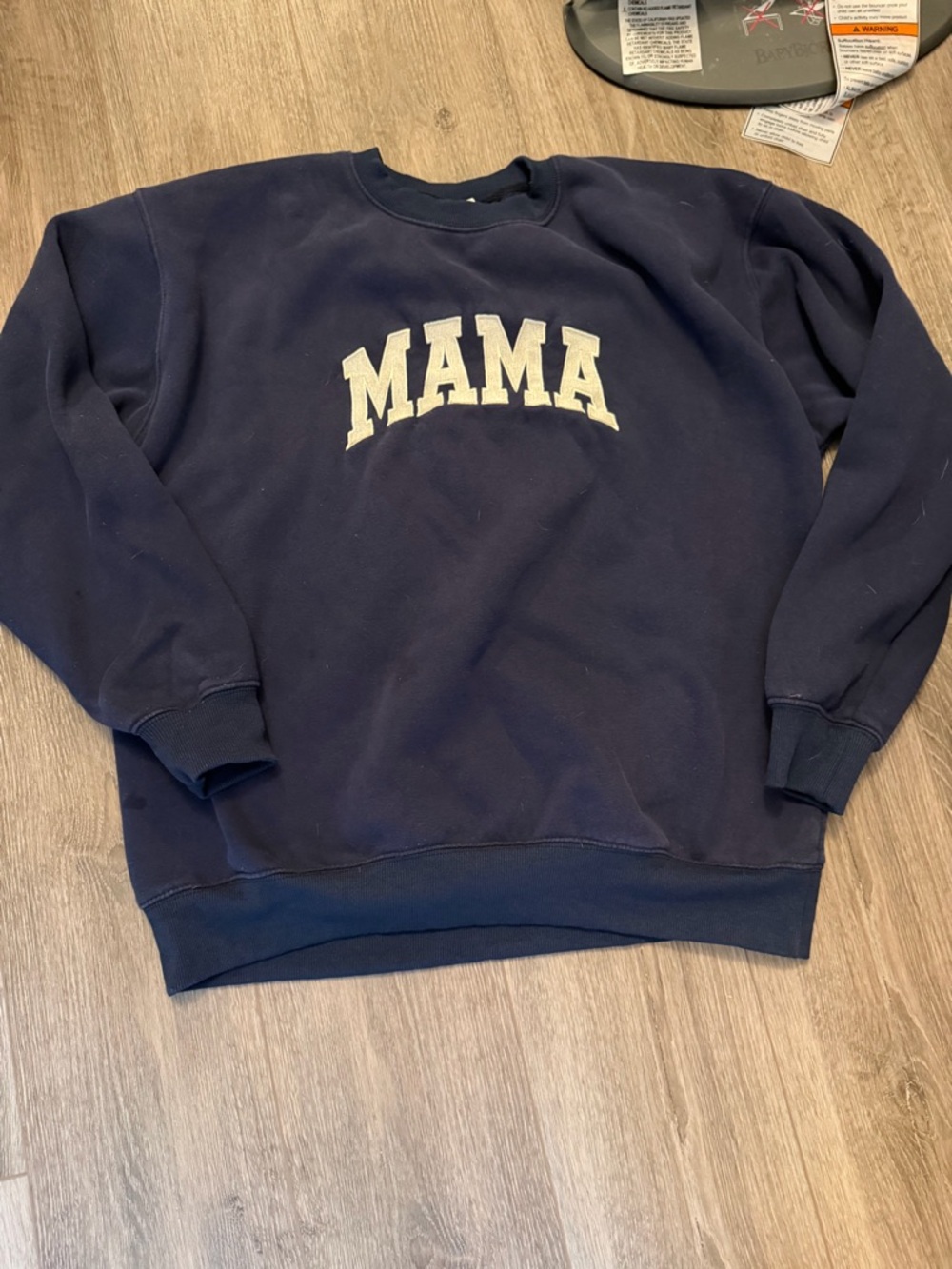 Navy 'MAMA' Crewneck Sweatshirt - Unbranded